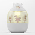 Load image into Gallery viewer, Musical Bear Carousel lamp humidifier
