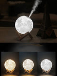 Load image into Gallery viewer, Wooden base | Moon lamp humidifier