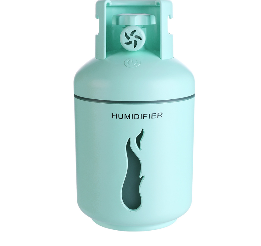 Gas tank humidifier