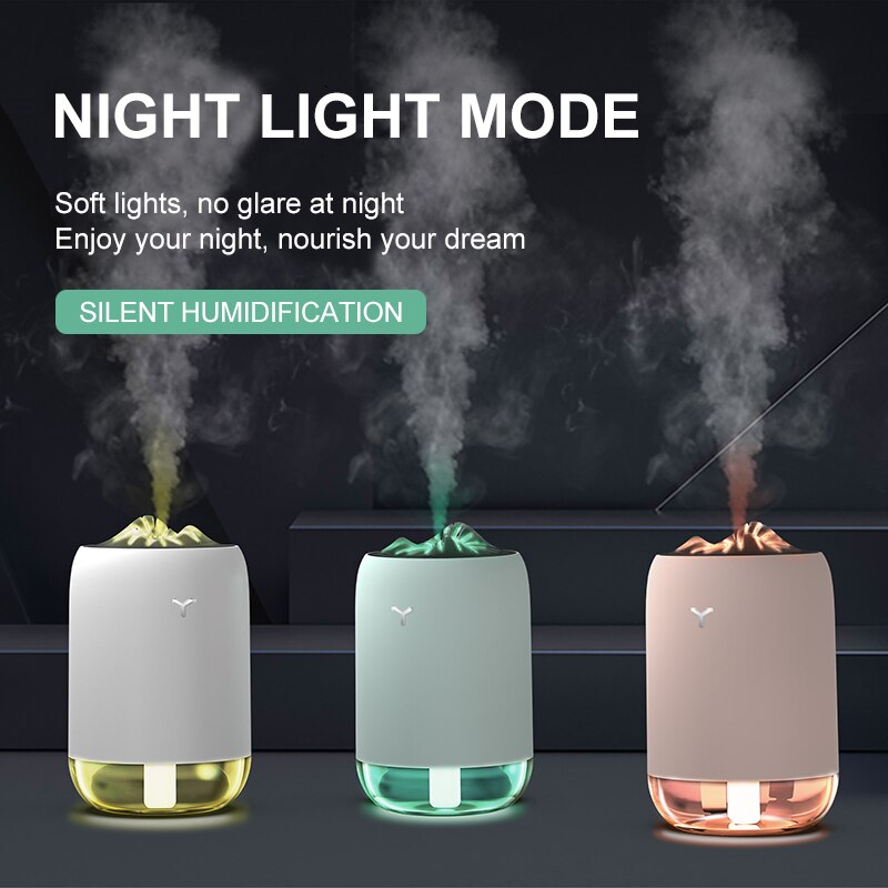 Night light humidifier