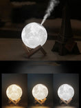 Load image into Gallery viewer, Wooden base | Moon lamp humidifier
