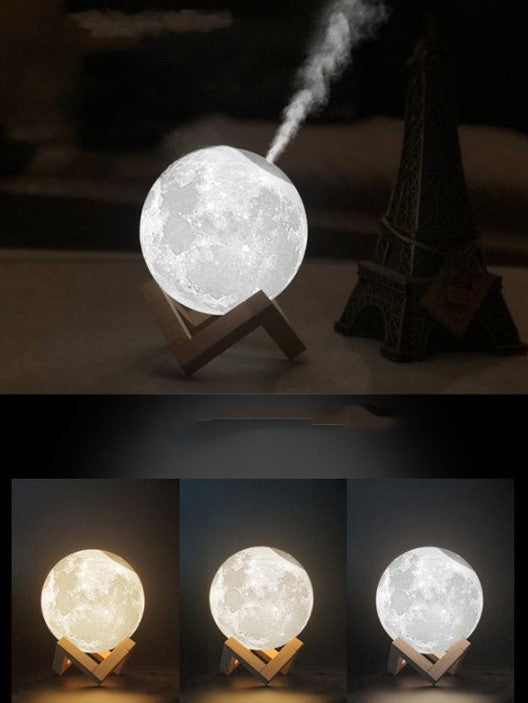 Wooden base | Moon lamp humidifier